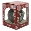 Viele Geschenke Weihnachtskugel Frosted Horse Silber