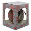 Viele Geschenke Weihnachtskugel Frosted Rottweiler Rot