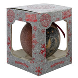 Viele Geschenke Weihnachtskugel Frosted Rottweiler Rot - afbeelding 2
