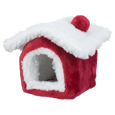 Trixie Weihnachten kuschelige Höhle Maus Hamster Rot Weiß