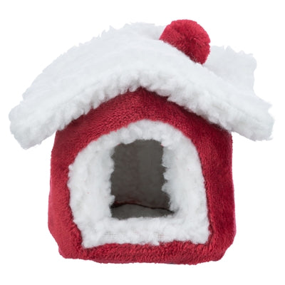 Trixie Weihnachten kuschelige Höhle Maus Hamster Rot Weiß