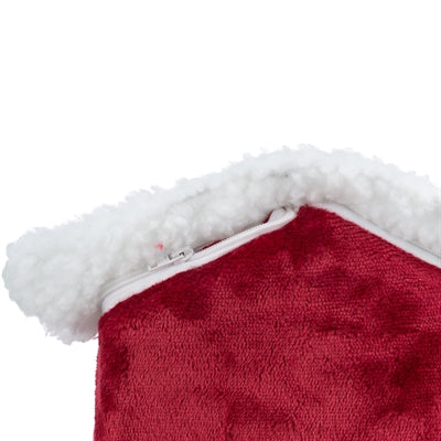 Trixie Weihnachten kuschelige Höhle Degoe Rot Weiß