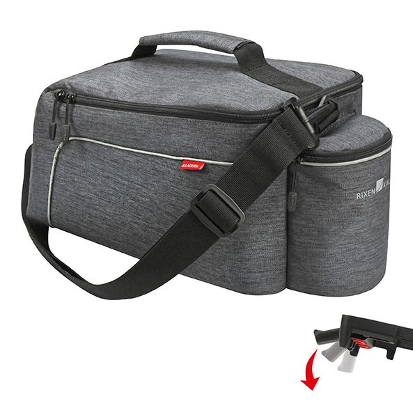 Klickfix einzelne Fahrradtasche hinten Rackpack Light Uniklip Grau - 414261