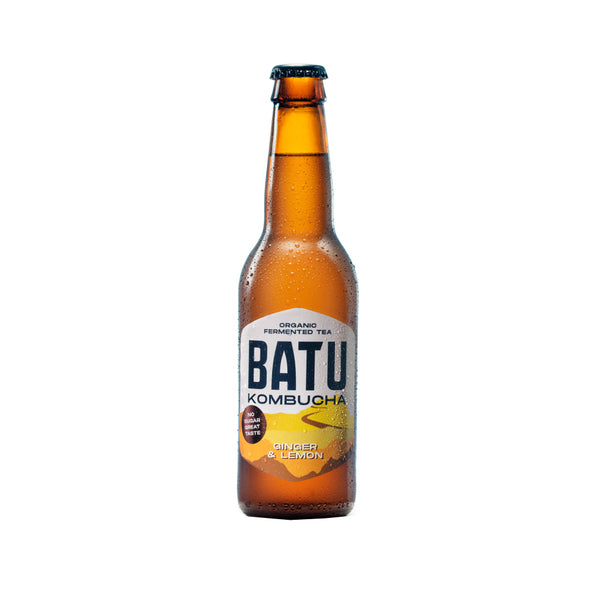 Batu Kombucha Ingwer-Zitronen-Flasche (12x33 cl)