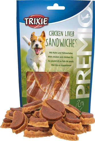 Trixie Premio Hühnerleber -Sandwich Gluten -frei