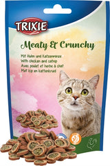 Trixie fleischig knusprig Hühnchen Katzenminze Gluten -frei - afbeelding 1