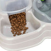 Trixie Voerdispenser und Wasserspender Plastikgrau Taupe