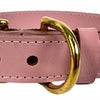 Sazzz Kragen Hund Braveheart Leder rosa