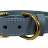 Sazzz Halshund Braveheart Leder hellblau