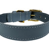 Sazzz Halshund Braveheart Leder hellblau