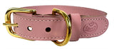 Sazzz Kragen Hund Braveheart Leder rosa - afbeelding 1