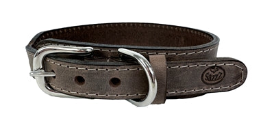 Sazzz Halshund Boho Vintage Leder braun