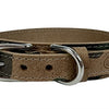 Sazzz Kragen Hund Boho Vintage Leder Tarnung