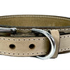 Sazzz Kragen Hund Boho Vintage Leder Beige