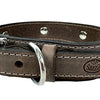 Sazzz Kragen Hund Boho Schatzstein Vintage Leder braun