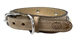 Sazzz Kragen Hund Boho Schatzstein Vintage Leder Beige - afbeelding 2