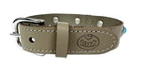 Sazzz Halshunde Abenteuer Stein Leder Taupe - afbeelding 2