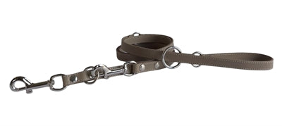 Sazzz Hund Cover Leidenschaft verstellbares Ledertaupe