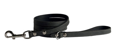Sazzz Hundegürtel Fearless Vintage Leder Anthrazit