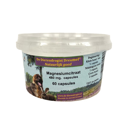 Tierische Drogist -Magnesiumcitratkapseln