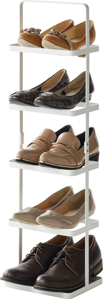Yamazaki Schuhregal – klein – Turm – weiß