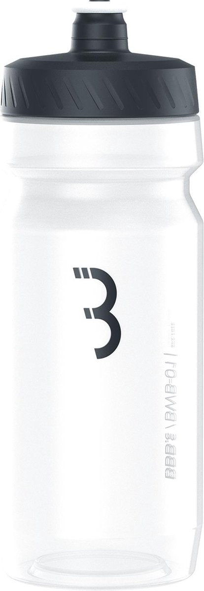 Bbb Cycling Comptank Trinkflasche Rennrad – Fassungsvermögen 550 ml – Fahrradtrinkflasche – BPA-frei – Weiß Schwarz – BWB-01