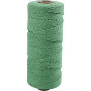 Creativ Company Makrameeschnur, L: 315 m, Stärke 1 mm, dünne Qualität 12 12, hellgrün, 220 gr 1 Knäuel - afbeelding 1