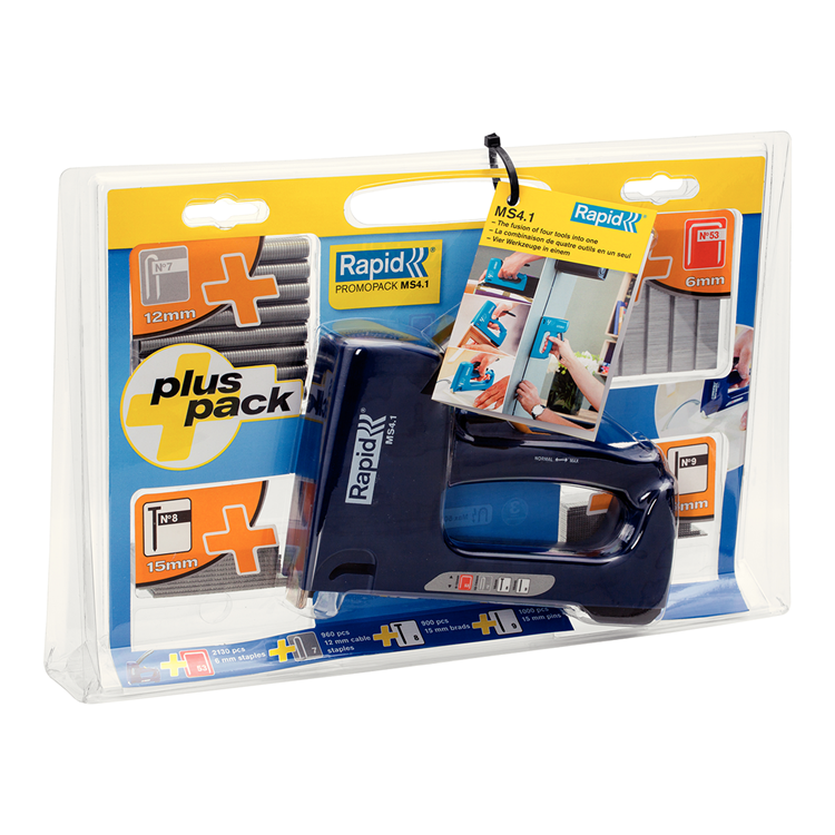Rapid 1005146 – MS4.1 Promo-Blister inkl. Heftklammern | 1 Stk