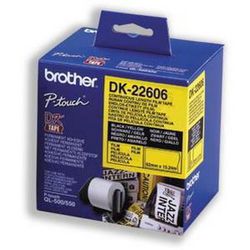 Folienbeschriftungsband Brother DK-22606 schwarz auf gelb