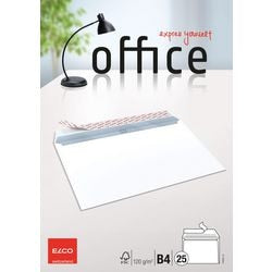 Briefumschläge Elco Office B4 25 Stück weiß 120 g m²