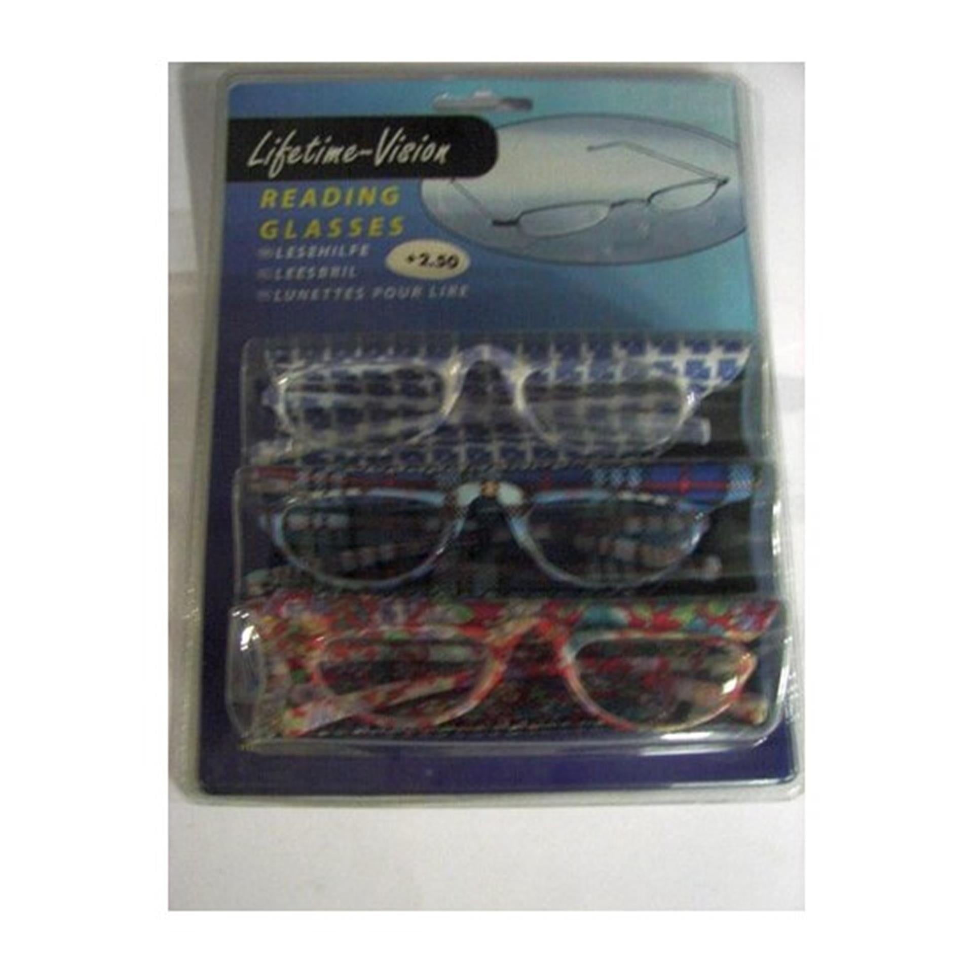 Lebenslange Lesebrille mit Etui