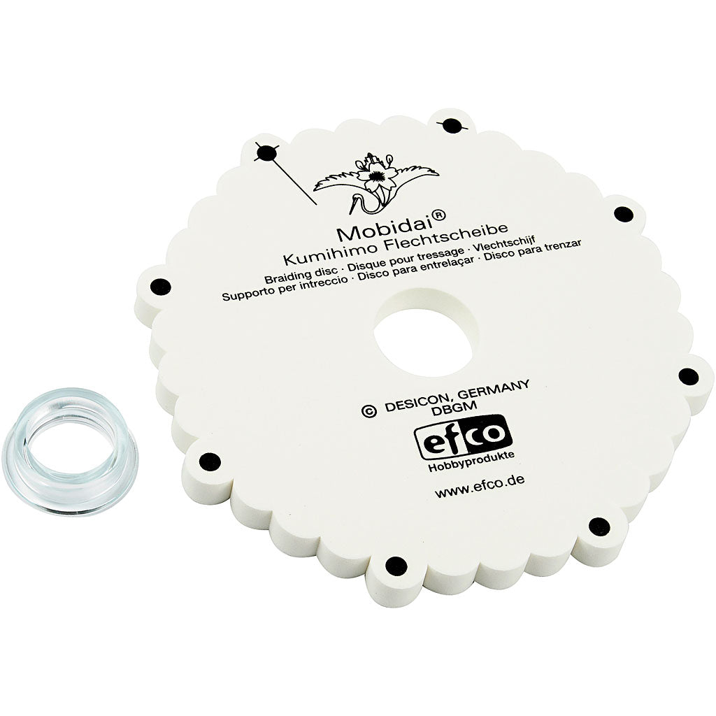 Kreativfirma Kumihimo-vlechtlet, D 16 cm, Dicke 1 cm, 1 Stück