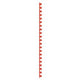 Binderücken GBC Kunststoff A4 10 mm rot Kapazität 65 Blatt