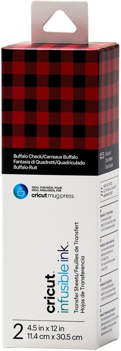 Cricut Joy Infusible Ink Transferblatt rot, schwarz