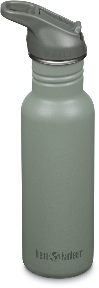 KLEAN Kanteen -Trinkflasche - Klassiker schmal - Sportdop mit Flip - Sea Spray - 532 ml