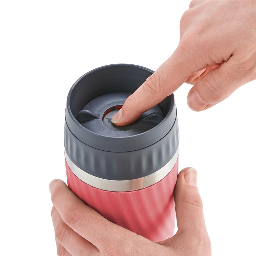 Tefal Tefal Travel Mug EasyTwist Isoleerbeker 0,36L Korallenrot