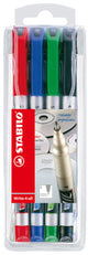 Stabilo write-4-all superfeiner (0,4 mm) Permanentmarker – 4 Stk.