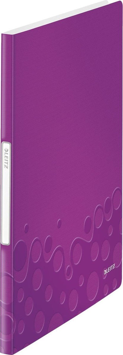 Leitz Wow Show Album, Größe 21 x 297 cm (A4), Lila – 20 Beutel