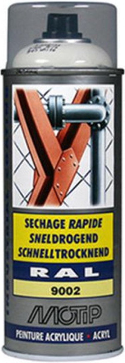 Motip 1051646 - ind. RAL 9002 Grauweiß Spraydose 400 ml | 1 Stk