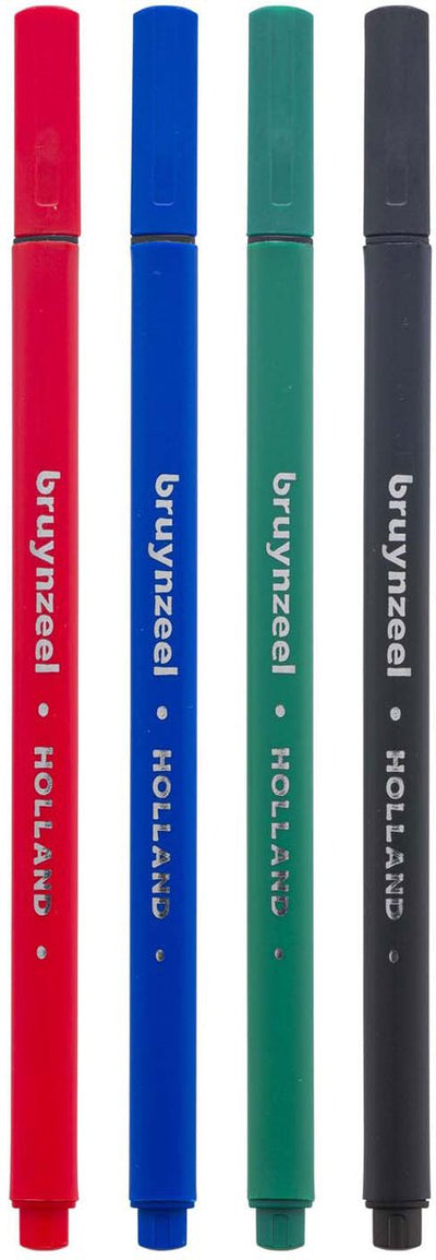 Bruynzeel Fineliner Set 4 Farben