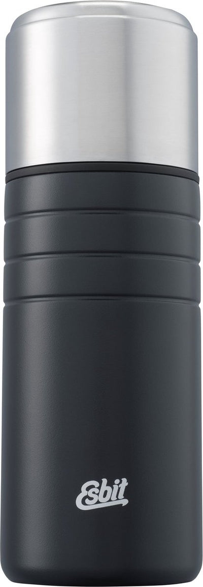 Esbit Majoris Thermoskanne - 750 ml - Schwarz - Edelstahl - inkl. 2 Tassen