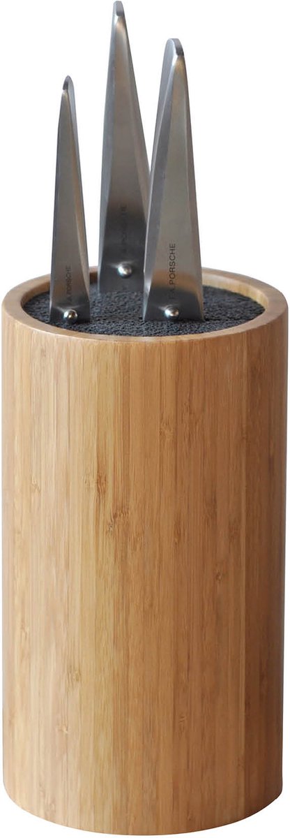 Point-Virgule – Messerblock ohne Messer – Universal – Bambus – ɸ12cm h22cm