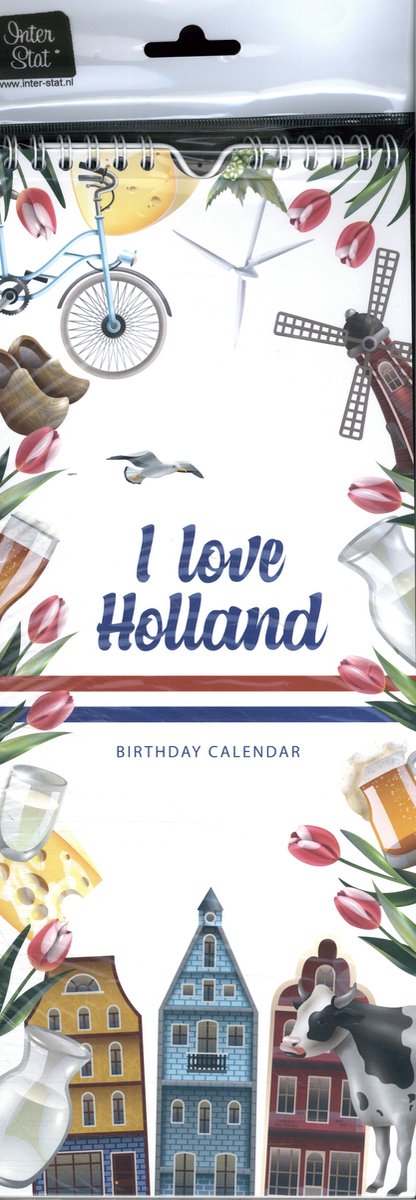 Interstat „I Love Holland“-Geburtstagskalender