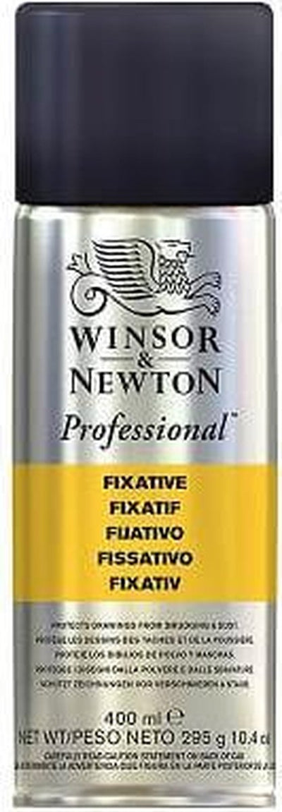 Winsor Newton 3041913 Profi-Fixierspray 400 ml – Fixiermittel für Pastell-, Kohlestift – farblos lichtecht