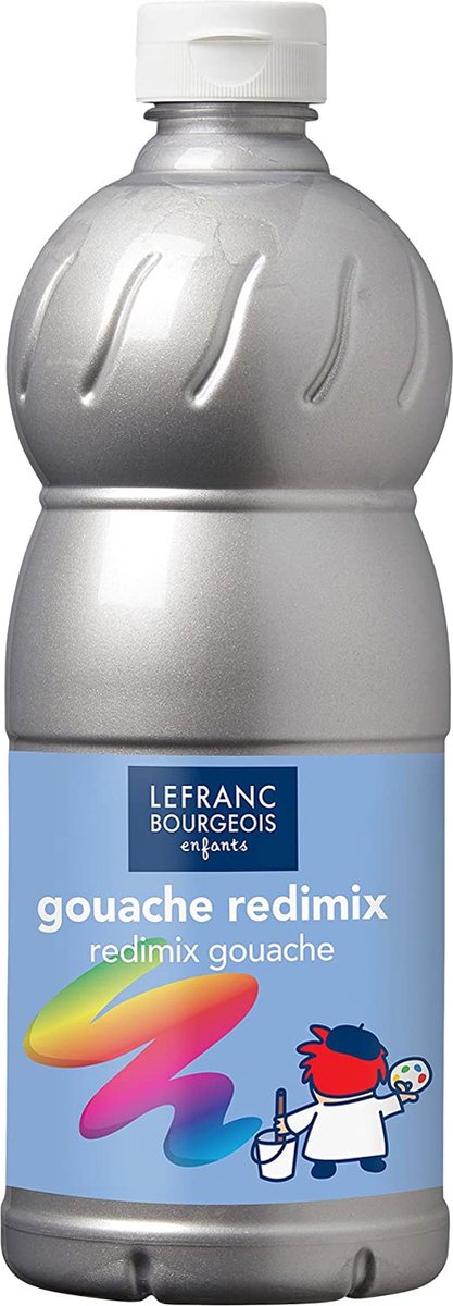 Lefranc Bourgeois L B Gouachefarbe Redimix Silber 500 ml
