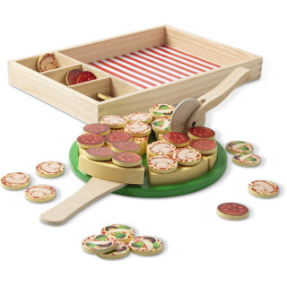 Melissa Doug Wooden Pizza Party