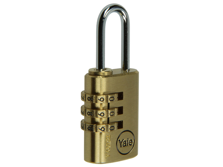 Yale 1057522 – Kombinations-Vorhängeschloss 22 mm ypy150221201 | 6 Stück