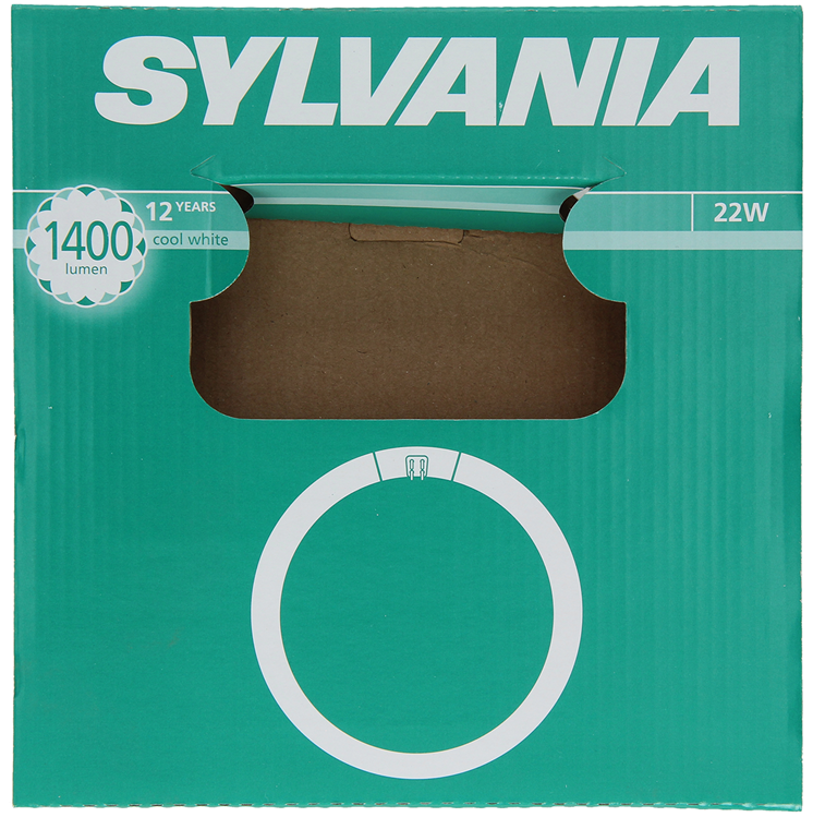 Sylvania 1044510 – Leuchtstofflampe Circlin 22 W kaltweiß 840 | 3 Stück