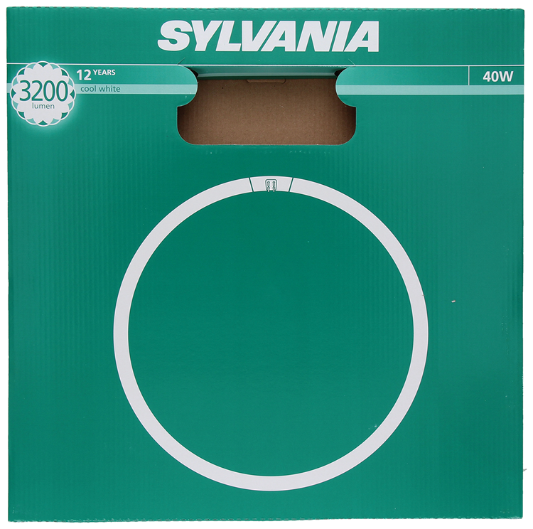 Sylvania 1044512 – Leuchtstofflampe Circlin 40 W kaltweiß 842 | 3 Stück