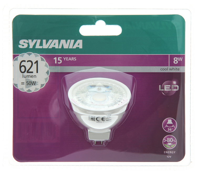 Sylvania 1056548 - Syl LED-Spot KW GU5.3 621lm 8W | 6 Stück